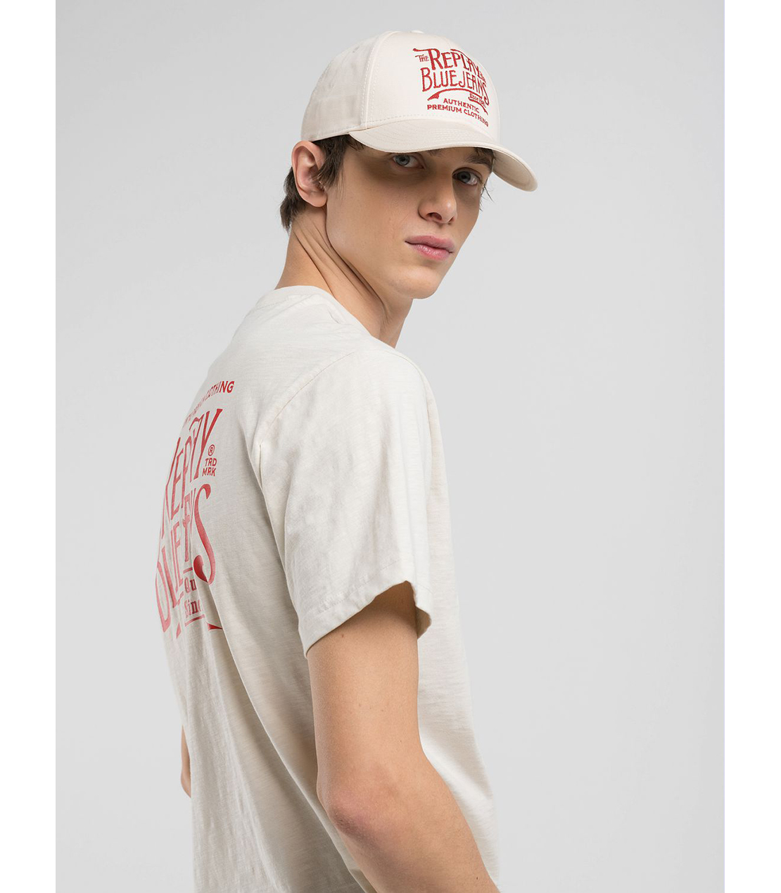 コットンジャ－ジープリントＴシャツ 詳細画像 バターホワイト 5